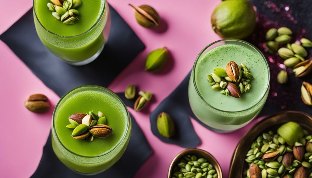 Pistaziencreme in kreativen Cocktails