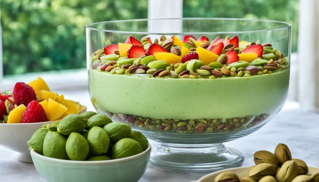Vegane Pistazienmousse als Sommernachtisch