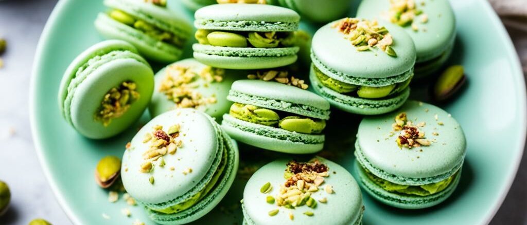 Macarons, Pistazien, Rezept