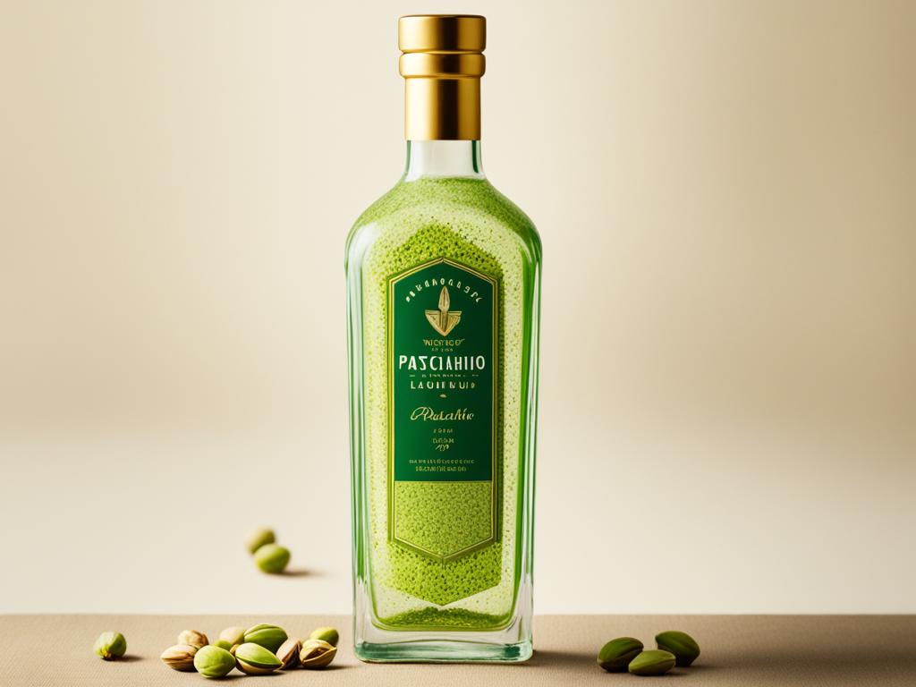 Pistazien-Eierlikör Flasche
