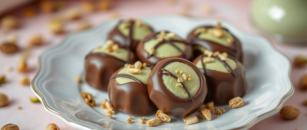 Pistaziencreme-Pralinen Pistaziencreme Pralinen
