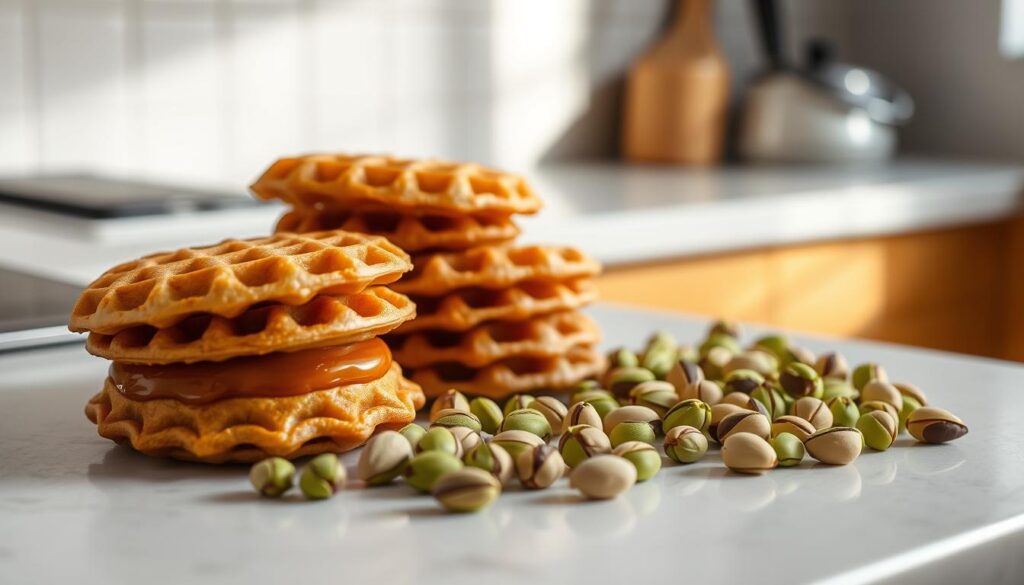 Einfache Stroopwafel Rezepte mit Pistazien: Zutaten und Anleitung